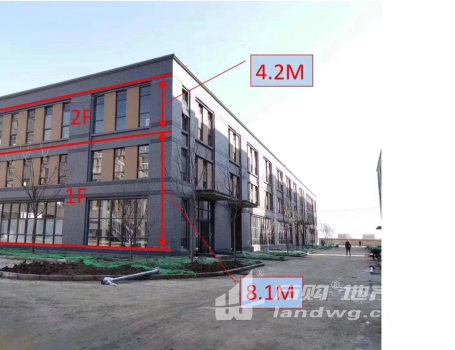 全新两层独栋厂房 层高8.1米 单价三千多 靠轻轨 面积1147-5000平均可满足