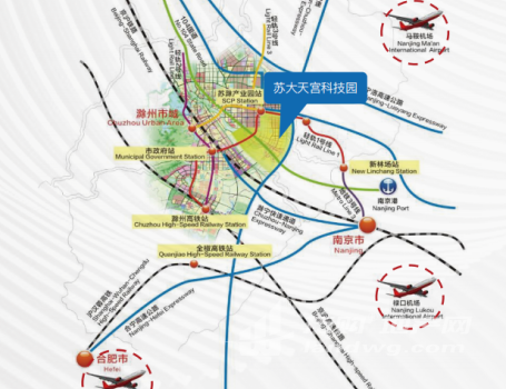 800-6000平滁州厂房可租可售，苏大天宫科技园交通便捷，政策多多