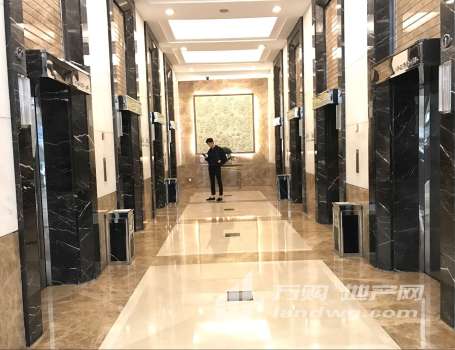 珠江一号 招商部 电梯口豪华装修 500强企业首选